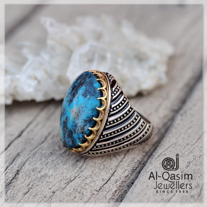 Irani Feroza Silver Ring