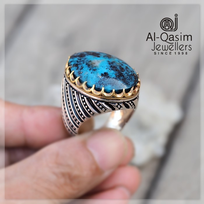 Irani Feroza Silver Ring