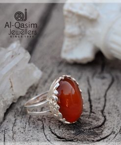 Yemeni Aqeeq Ladies Ring