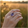 Amethyst Ladies Turkish Ring
