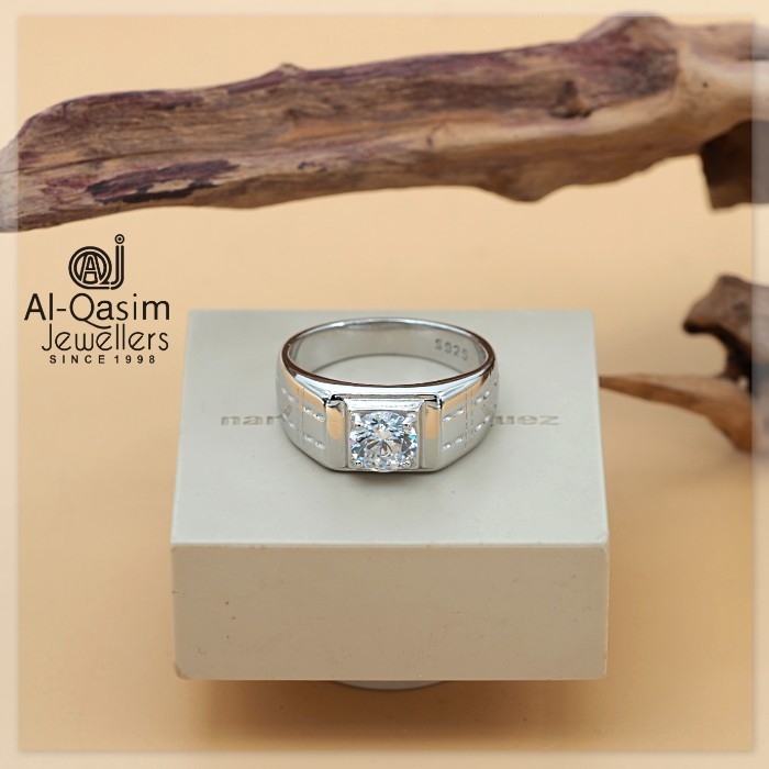 Men Engagement Silver Ring