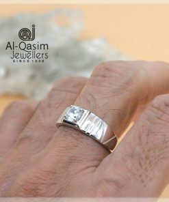 Engagement Men Silver Band