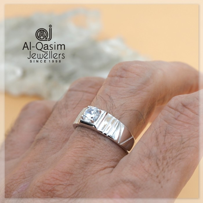 Engagement Men Silver Band