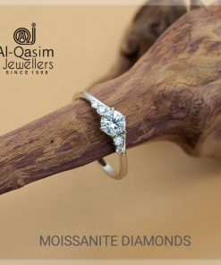 Ladies Moissanite Diamond Ring