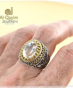 Citrine Silver Irani Ring