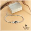 Clover Zirconia Silver Bracelet
