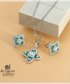 Astroid Silver Pendant Set