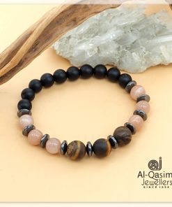 Sunstone and Tiger Eye Beads Bracelet