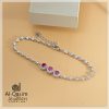 Triple Red Zirconia Bracelet