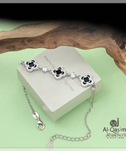 Tri Clover Silver Bracelet