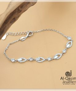 Marquise Link Silver Bracelet
